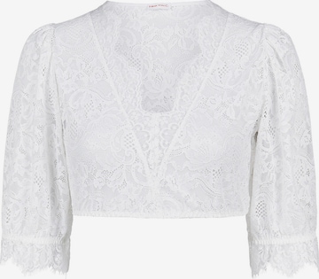 Nina von C. Traditional Blouse 'Celine' in White: front