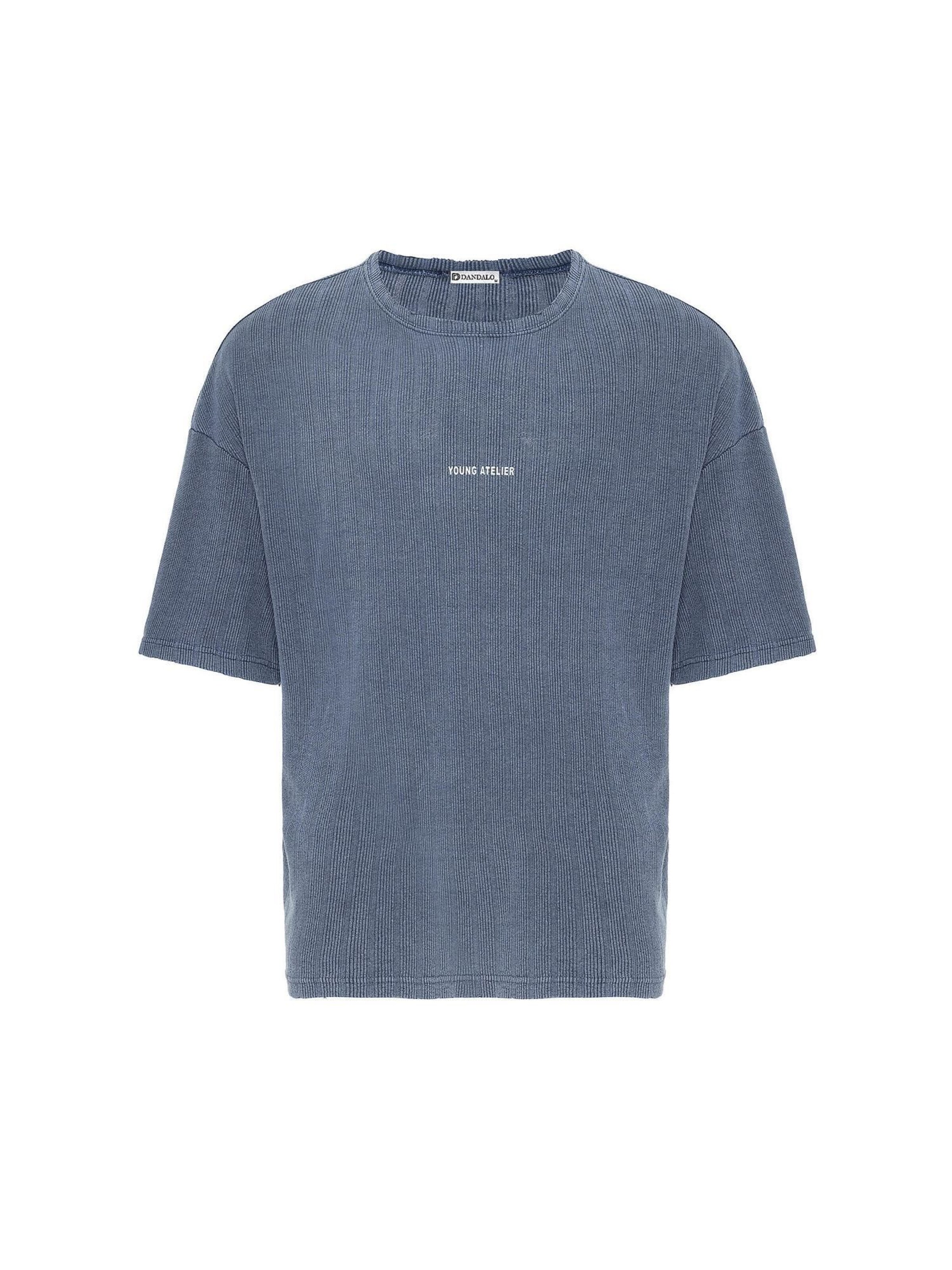 Maglietta di Dandalo in blu: frontale