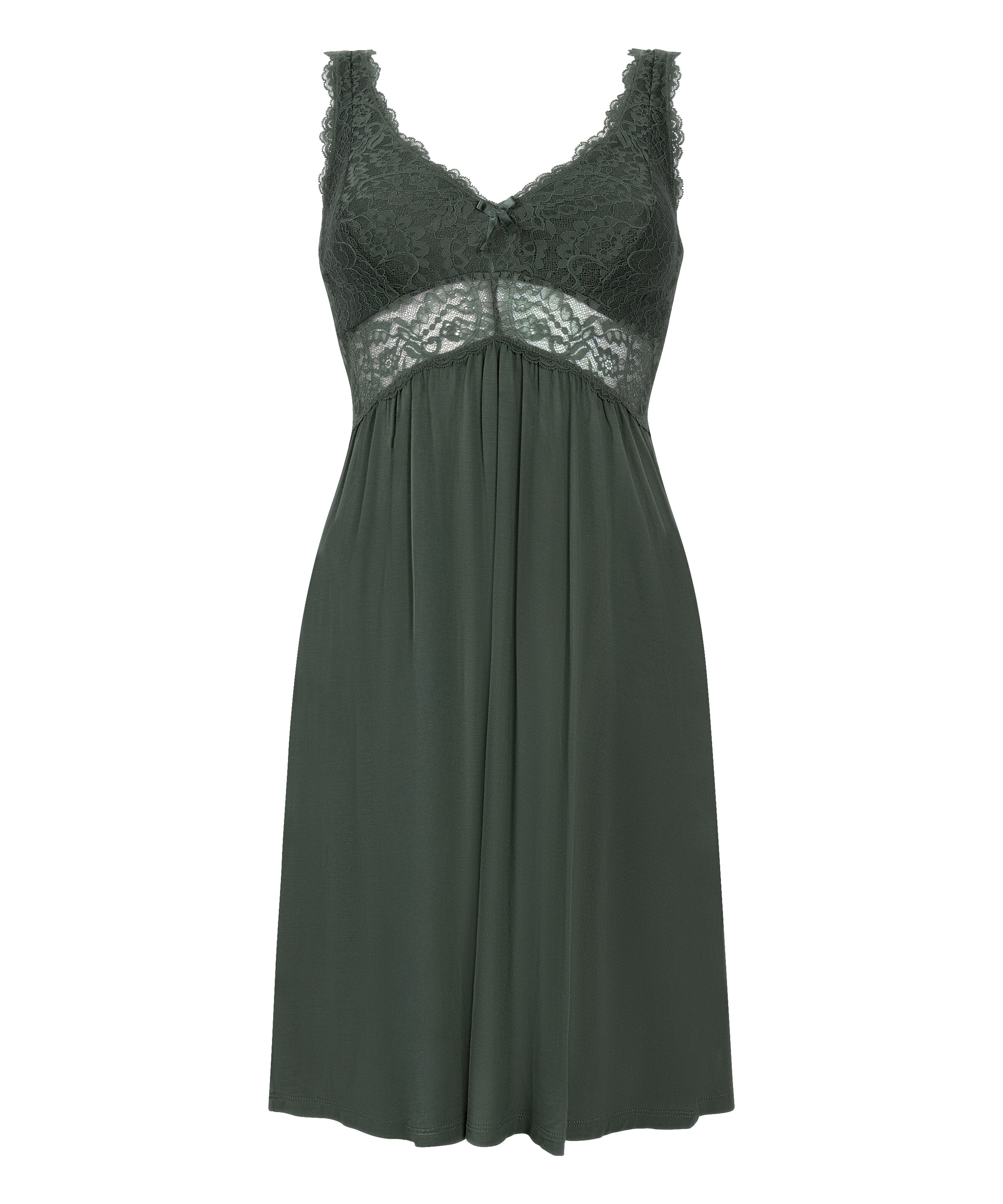 Hunkemöller Negligé 'Nora' in Groen: voorkant