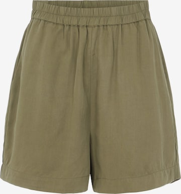 OBJECT - Pantalón 'Tilda' en verde: frente