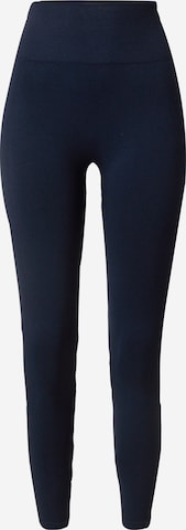 Athlecia Skinny Workout Pants 'Balance' in Blue: front