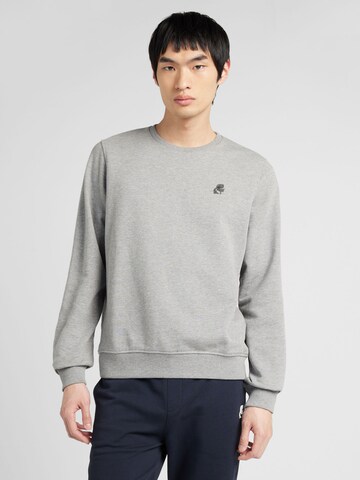 Sweat-shirt Karl Lagerfeld en gris : devant