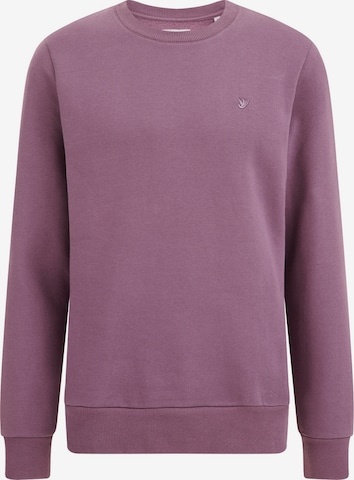 WE Fashion Sweatshirt in Purple: front