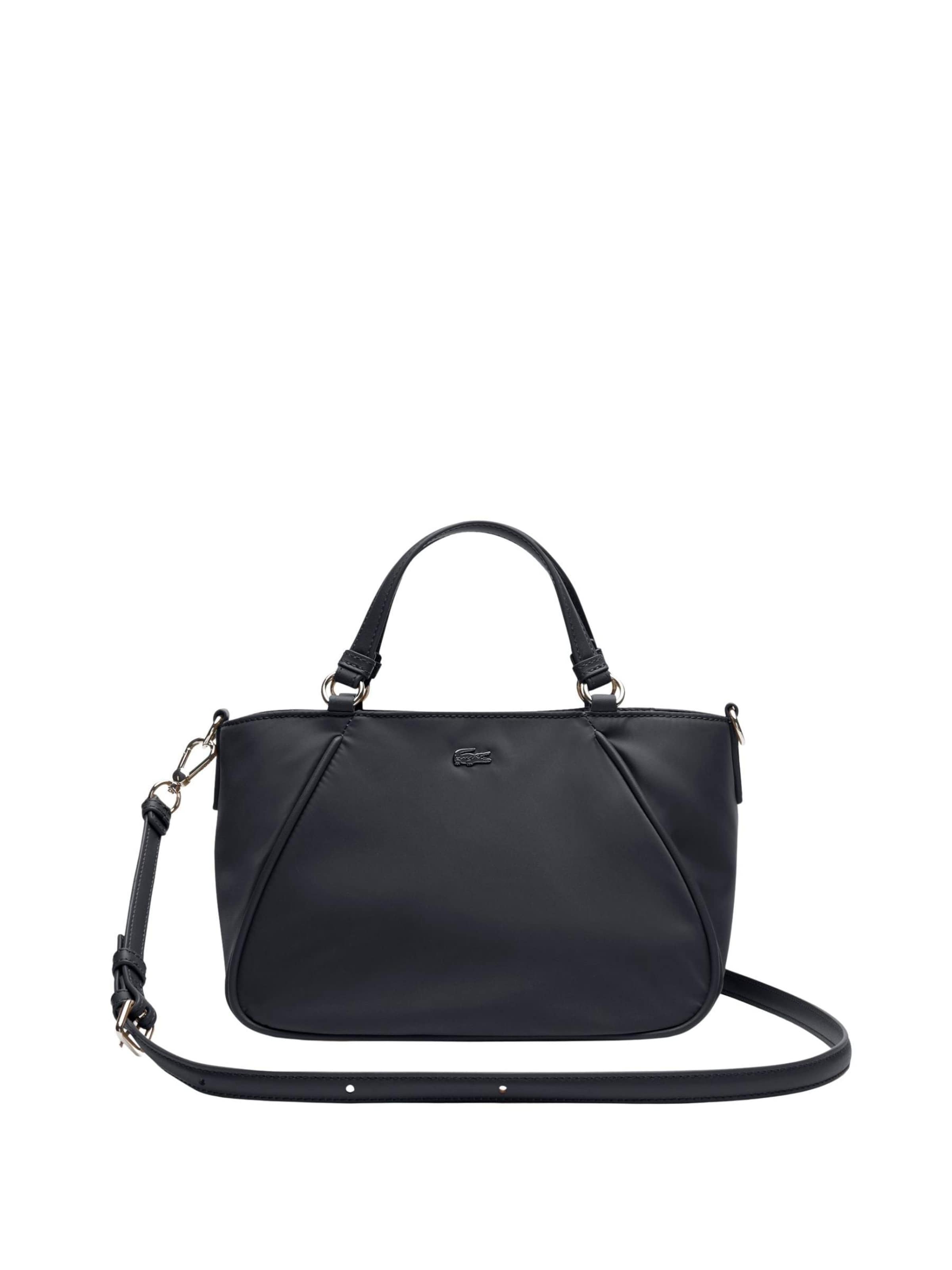 LACOSTE Håndtaske 'Lacoste Femme Petit sac à main L Day in Noir' i sort: forside