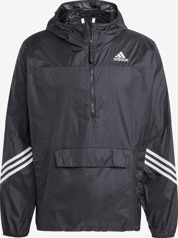 ADIDAS SPORTSWEAR Athletic Jacket 'Wind.Rdy ' in Black: front