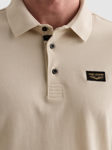 Pull-over 'American Classic polo shirt with long sleeves and flight pocket' PME Legend en beige