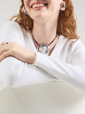 Calvin Klein Jeans Вязаная кофта в Белый