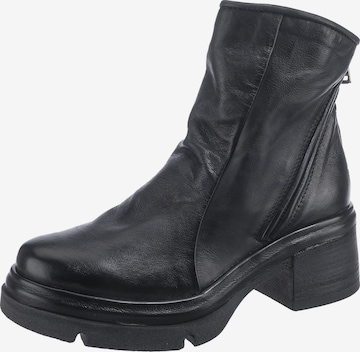 A.S.98 Bootie 'Easy' in Black: front