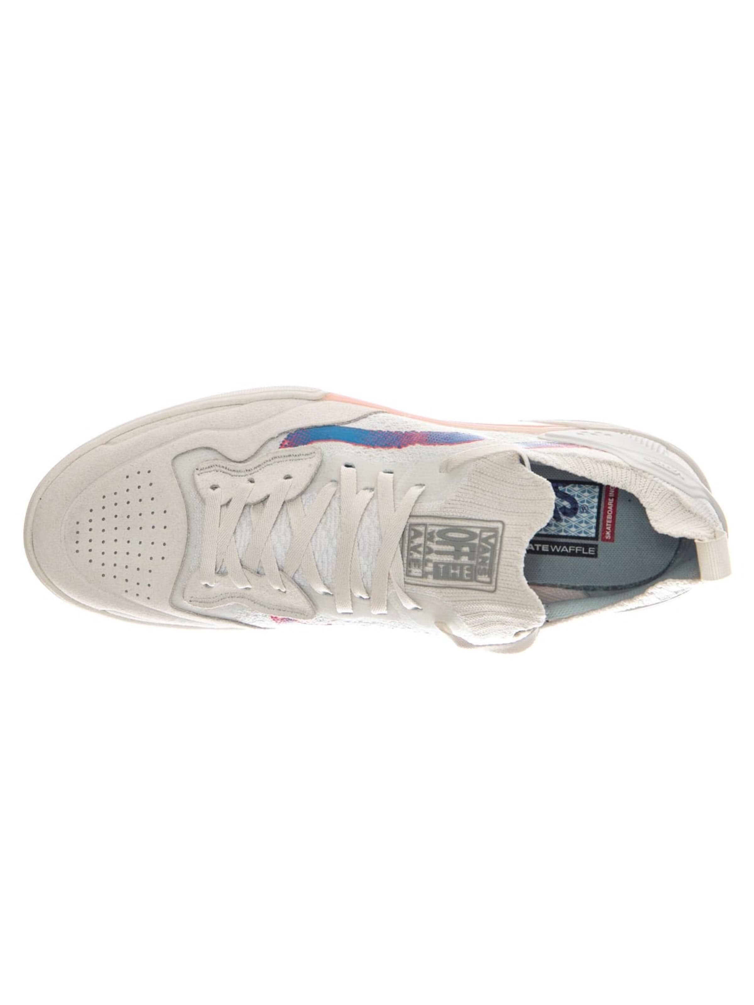 VANS Sportieve veterschoen 'SKATE AVE 2.0 KNIT WHITE / BLUE' in Blauw