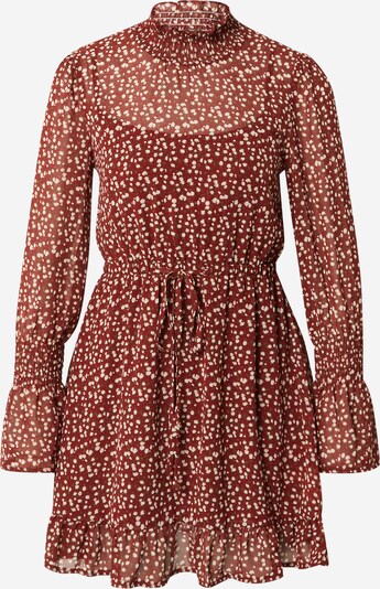 Parallel Lines Kleid in beige / grün / dunkelrot, Produktansicht