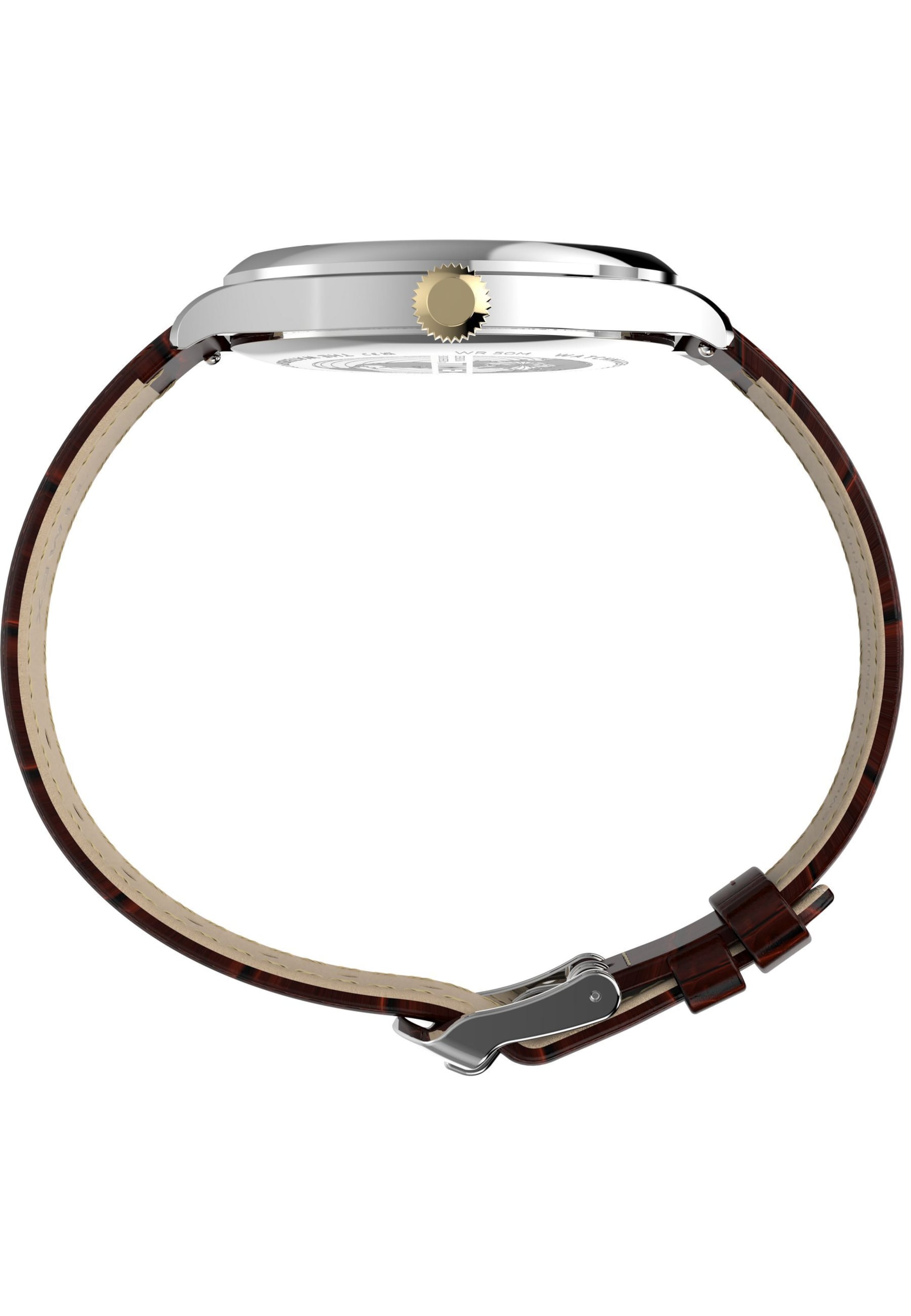 TIMEX Analog watch ' Waterbury Classic ' in Brown