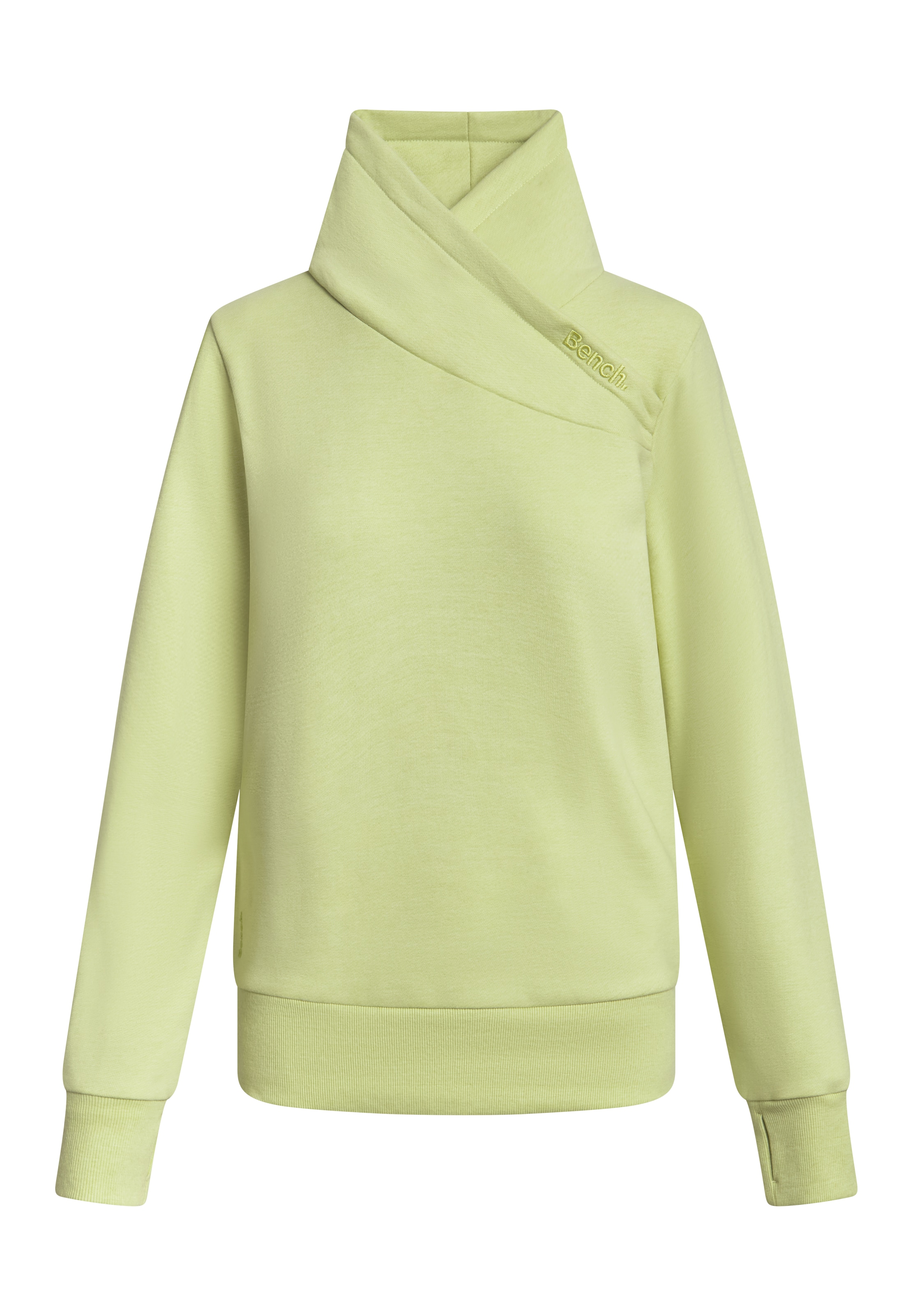 BENCH Sweatshirt in Grün: Vorderseite