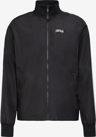 Unfair Athletics Between-Season Jacket in Black: front