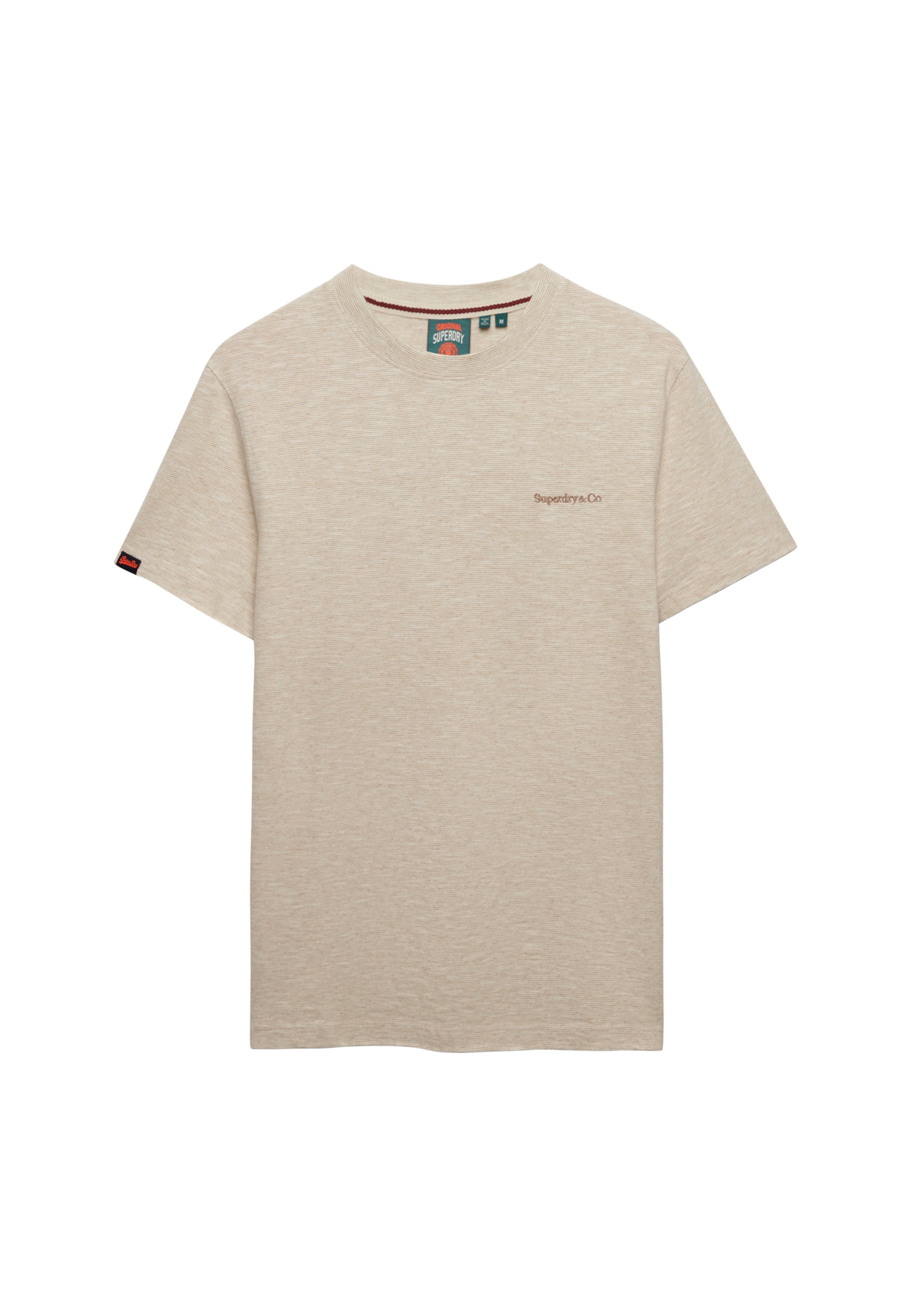 Superdry & Co Shirt 'Essential Company' in Beige: voorkant
