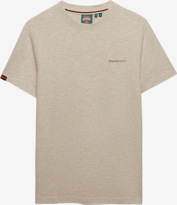 Superdry & Co Shirt 'Essential Company' in Beige: voorkant