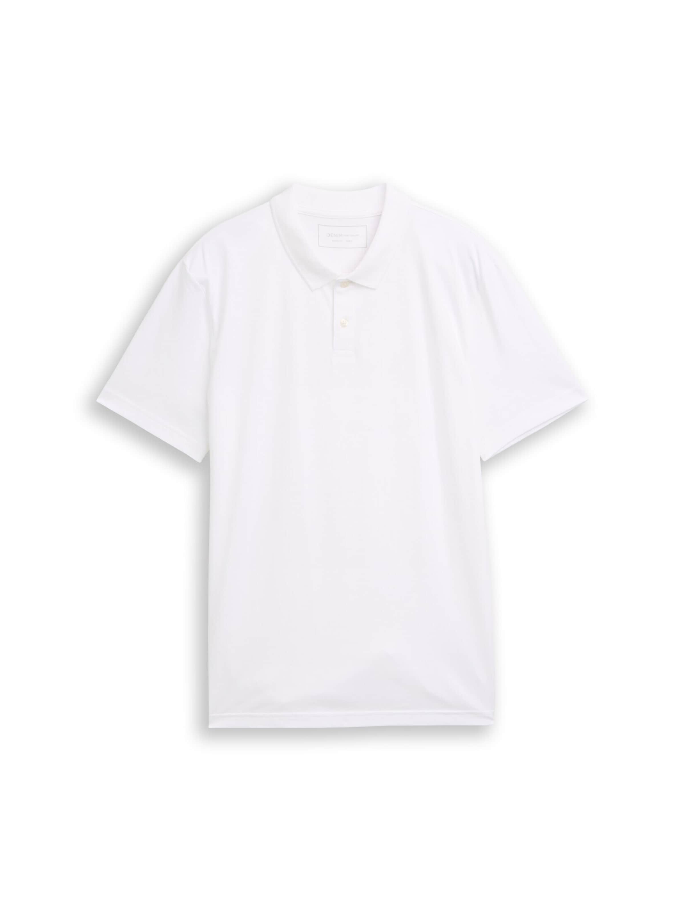 TOM TAILOR DENIM Shirt in White: front