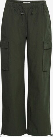 Pantalon cargo 'Demete' b.young en vert : devant