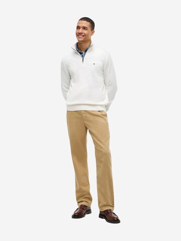 TOMMY HILFIGER Trui 'PIMA ORG CTN CASHMER MW0MW28049' in Beige