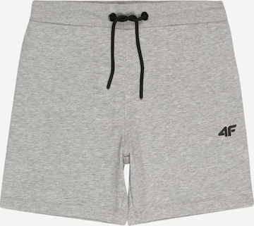 4F Sportovní kalhoty – šedá: přední strana