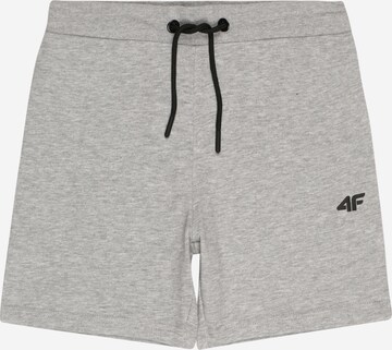 Pantaloni sportivi di 4F in grigio: frontale