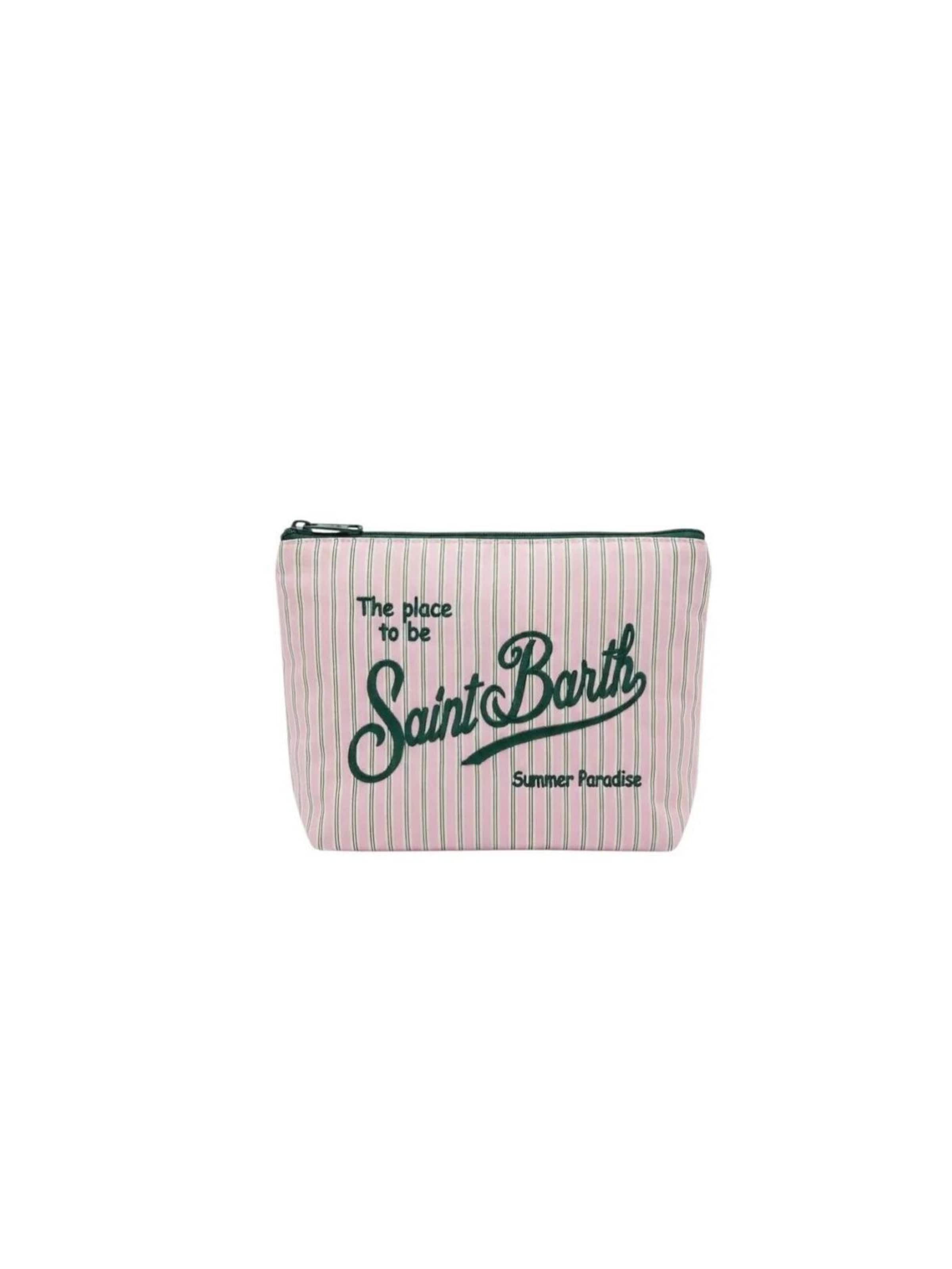 Beauty case di MC2 Saint Barth in rosa: frontale