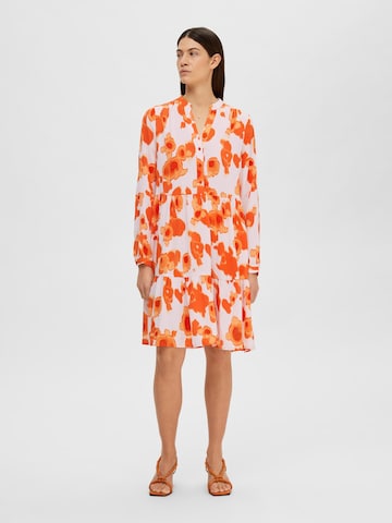 SELECTED FEMME Shirt Dress in Orange