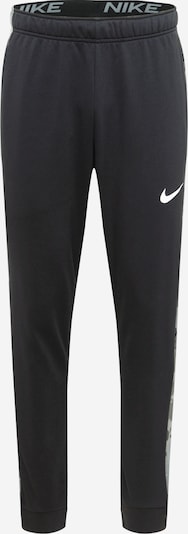 Pantaloni sport NIKE pe negru / alb, Vizualizare produs