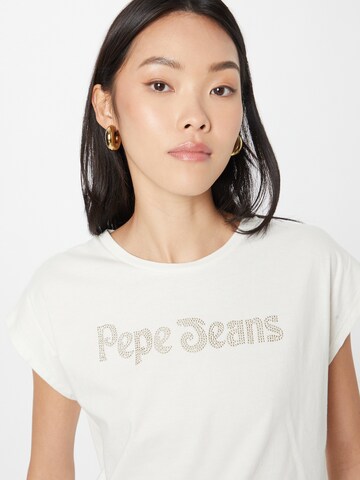 Pepe Jeans - Camiseta 'CARLI' en beige