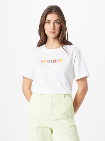 T-shirt UNITED COLORS OF BENETTON en blanc : devant