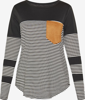 melns SANIKA T-Krekls: no priekšpuses