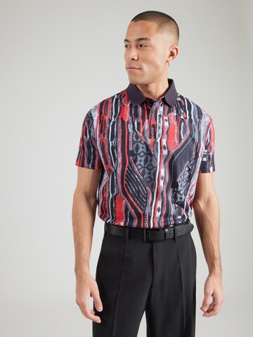 T-Shirt Carlo Colucci en rouge : devant