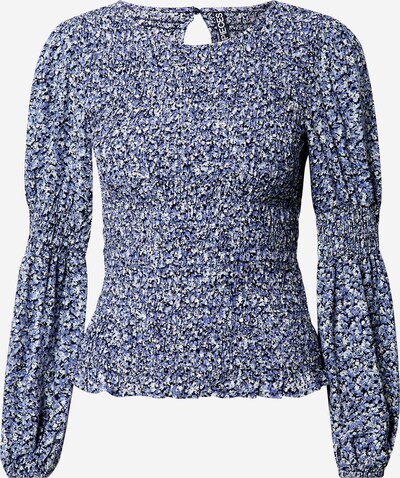 PIECES Shirt in blau / schwarz, Produktansicht