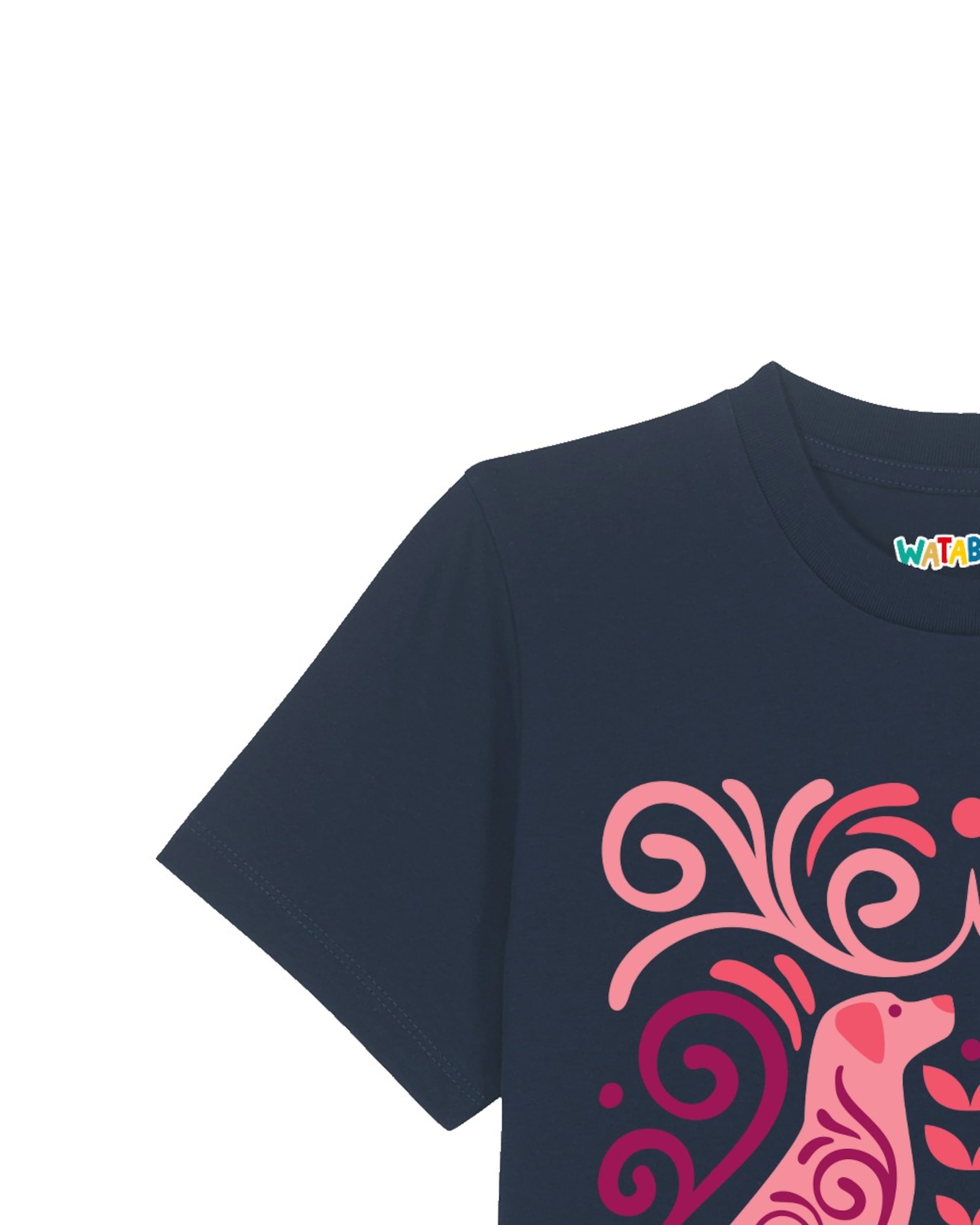 T-Shirt 'Hundeliebe' watabout.kids en bleu