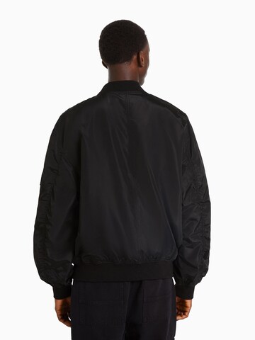 Bershka Between-season jacket in Black