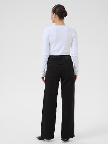 Kaffe Wide leg Jeans 'KABrook' in Black
