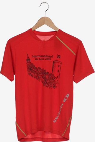 SALOMON T-Shirt M in Rot: predná strana