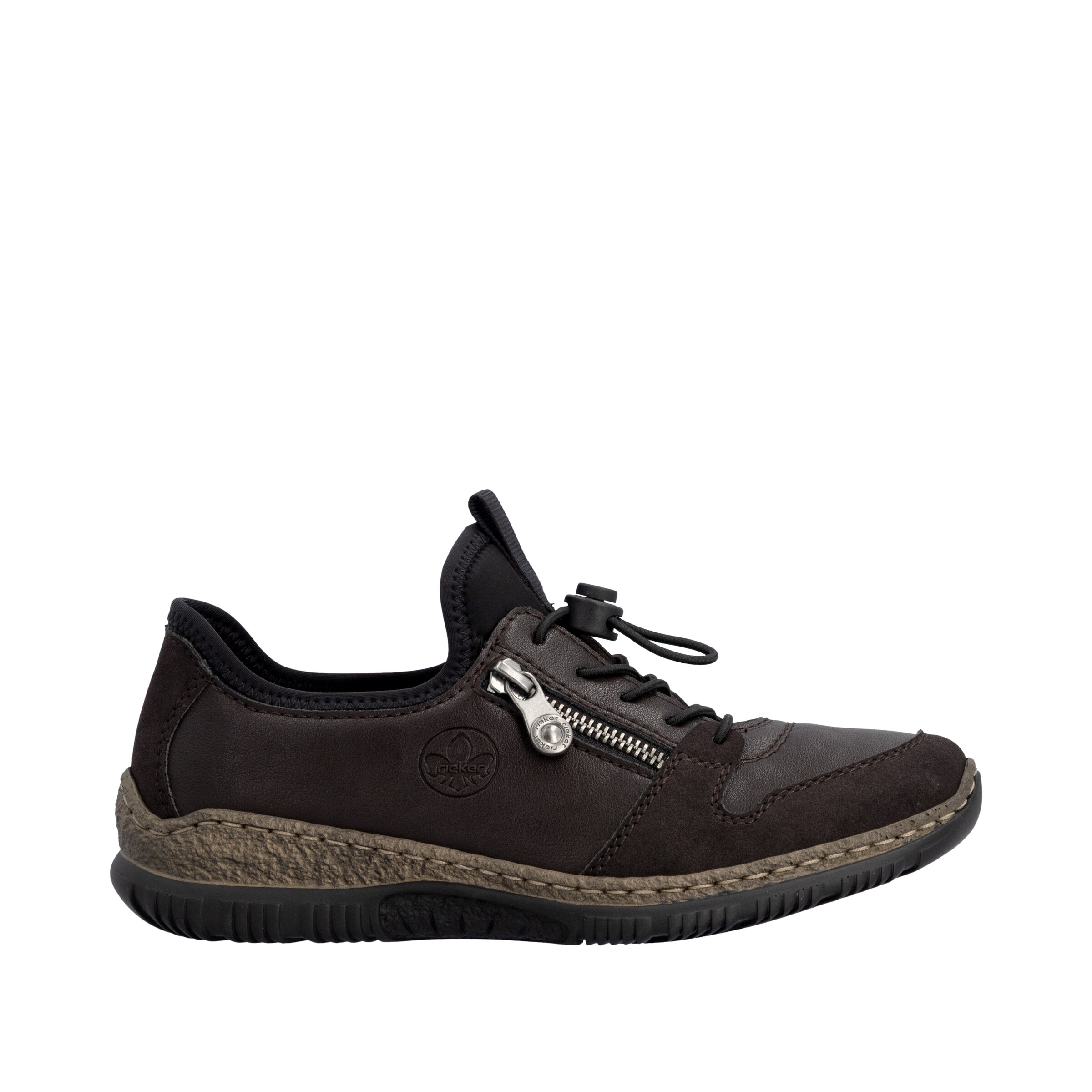 Chaussure de sport à lacets Rieker en marron