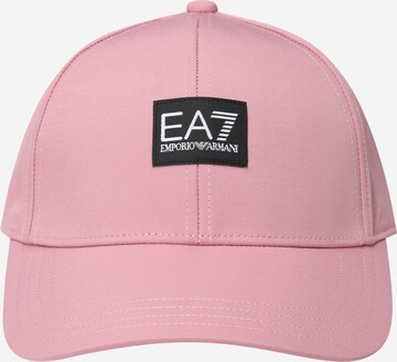 Cappello da baseball di EA7 Emporio Armani in rosa