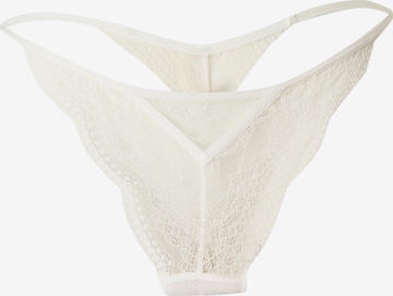 Hunkemöller String 'Isabelle' in Weiß: Vorderseite