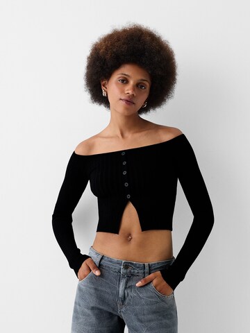 Pullover di Bershka in nero: frontale