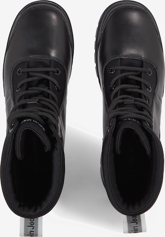 Calvin Klein Schnürstiefelette in Schwarz