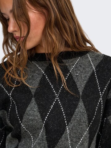 ONLY Sweater 'RHOMBUS' in Black