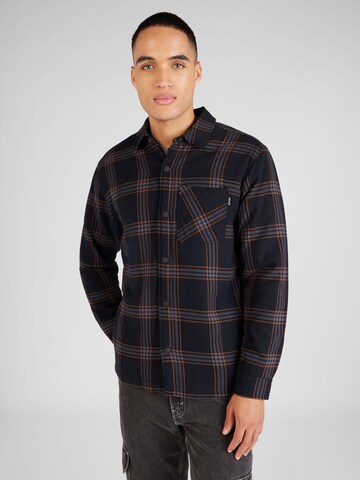 Coupe regular Chemise fonctionnelle 'PORTLAND' Hurley en noir : devant