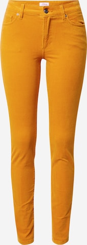 Coupe slim Pantalon s.Oliver en jaune : devant