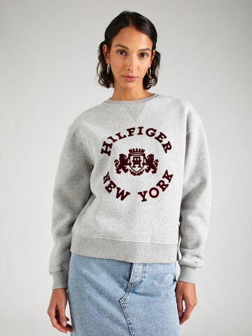 TOMMY HILFIGER Sweatshirt in Grijs: voorkant