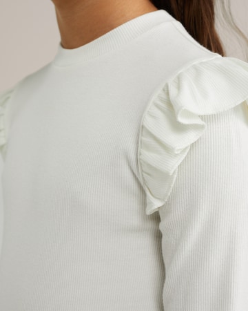 T-Shirt WE Fashion en blanc