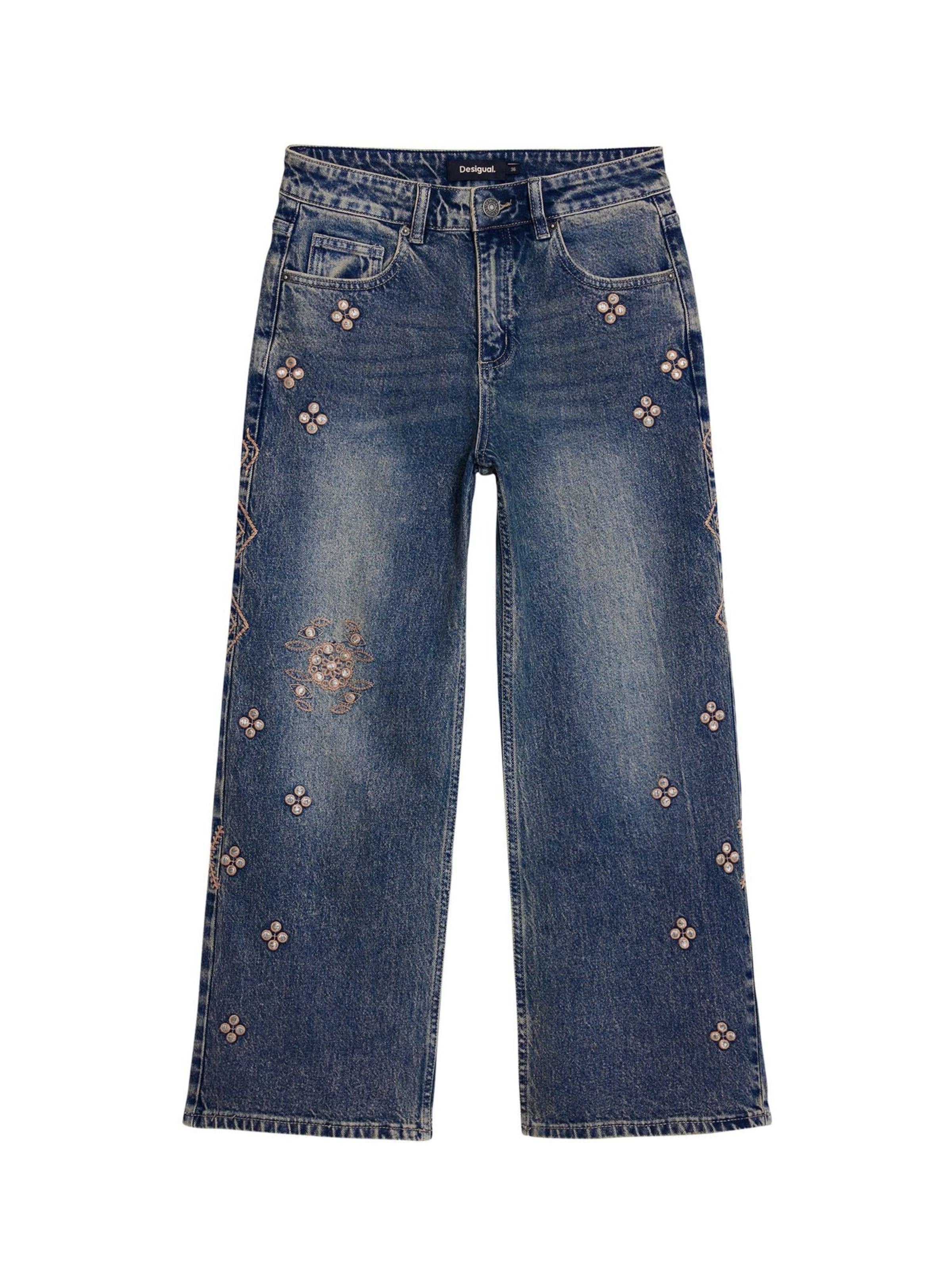 Desigual Regular Jeans i blå: framsida