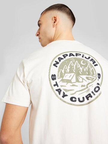 NAPAPIJRI - Camiseta 'S-KOTCHO' en blanco