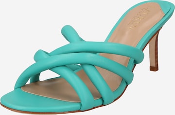 Lauren Ralph Lauren - Sapato aberto 'LILIANA' em azul: frente