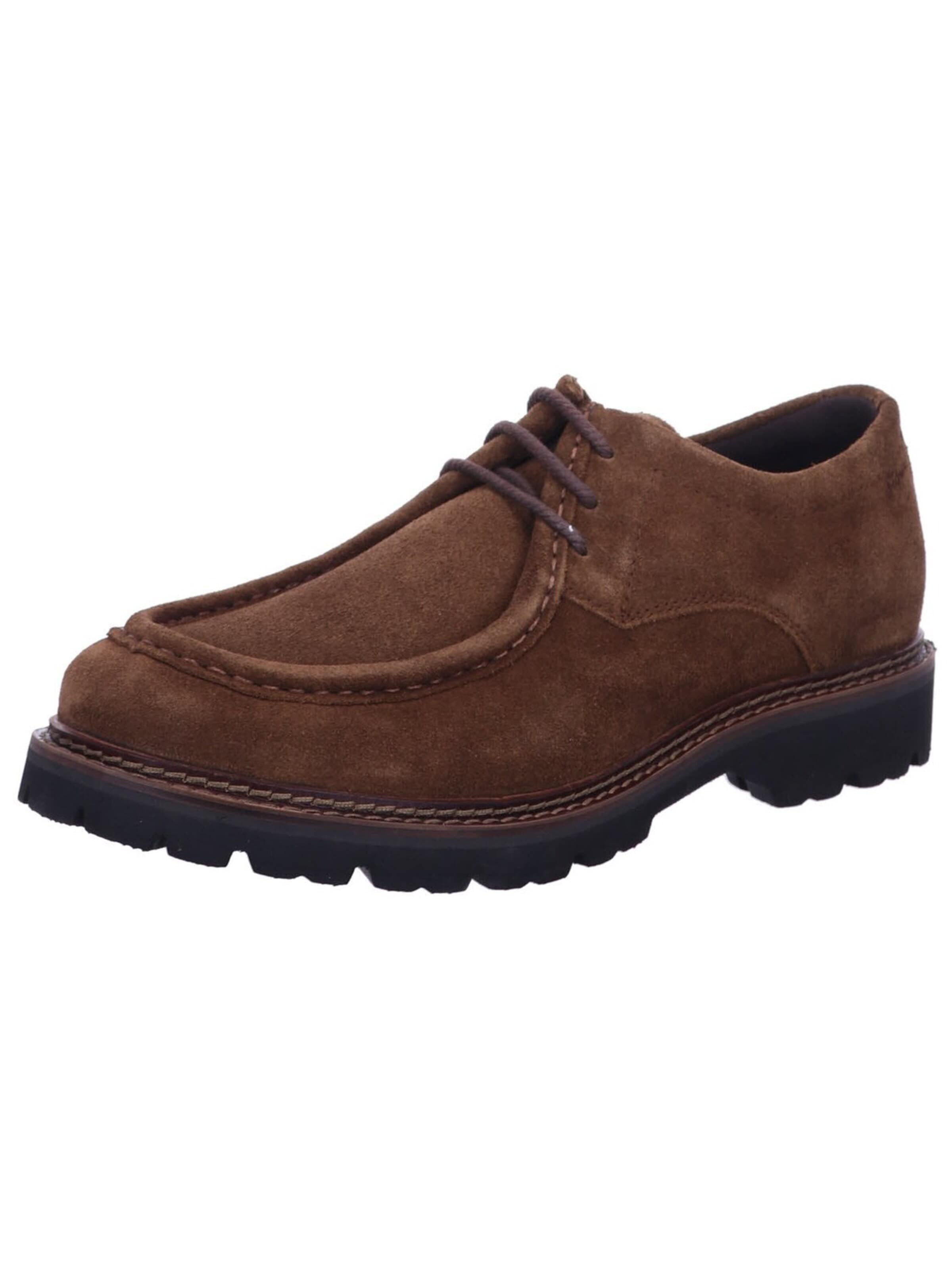 SIOUX - Zapatos con cordón 'Schnürschuh Herren 116 91 Echtleder in braun' en marrón: frente